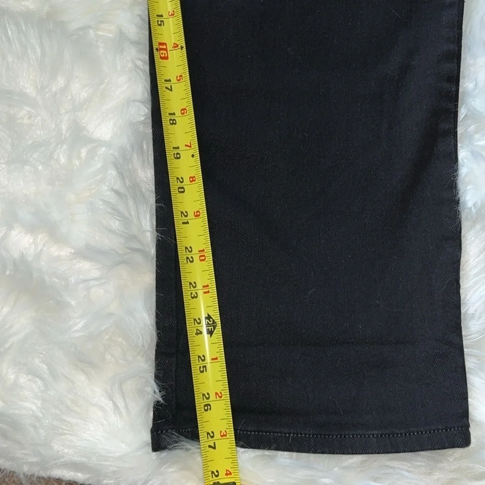 🆕 Nine West Boyfriend Jean High Rise Super Stretch Black XXL